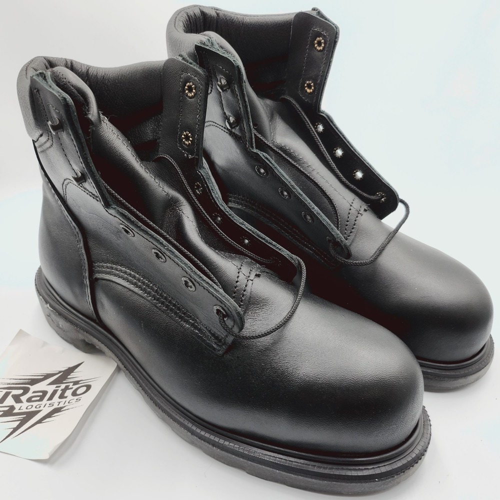 Mens Size 14D Red Wing Work Boots 3507 SuperSole 2.0 Waterproof Leather Black